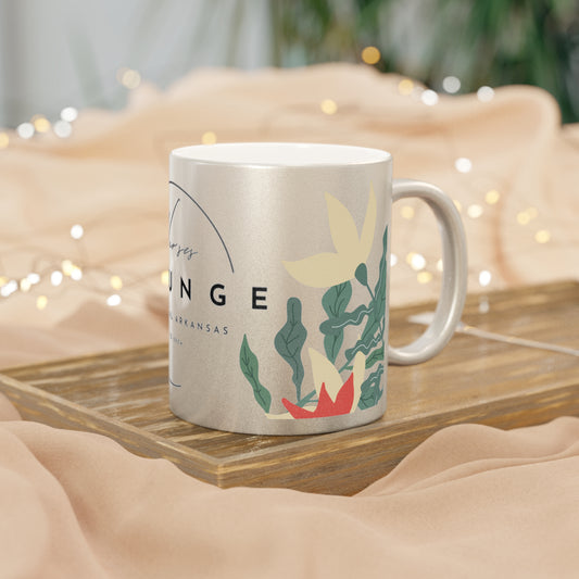 Metallic Silver Mug